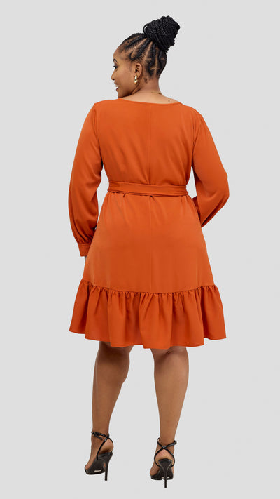 Vivo Serwa Tent Dress - Rust