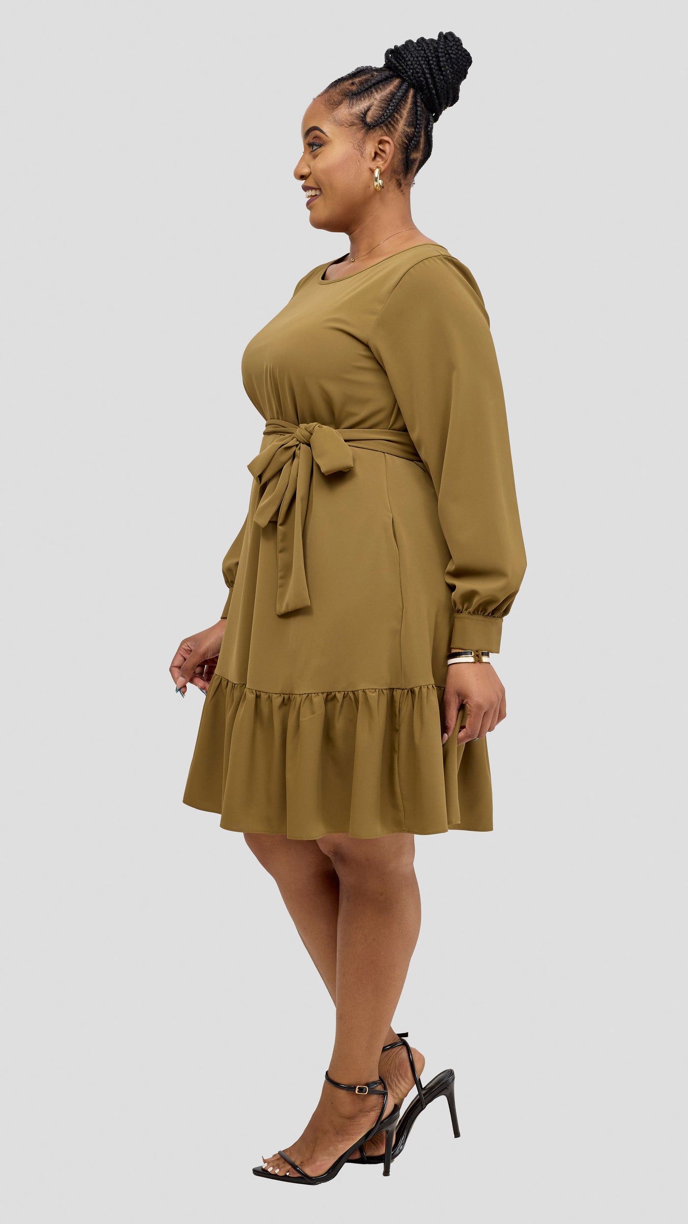Vivo Serwa Tent Dress - Olive