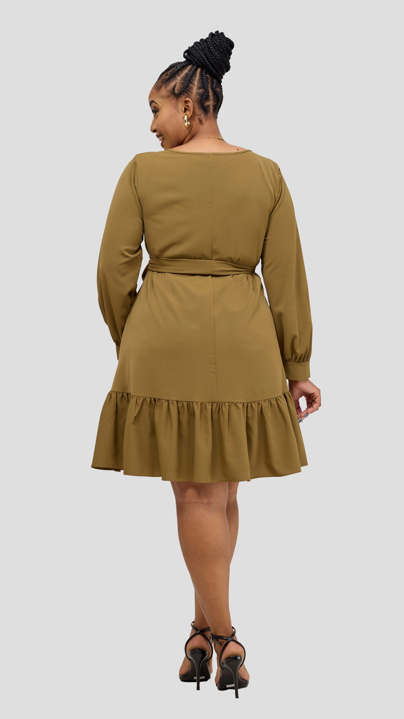 Vivo Serwa Tent Dress - Olive