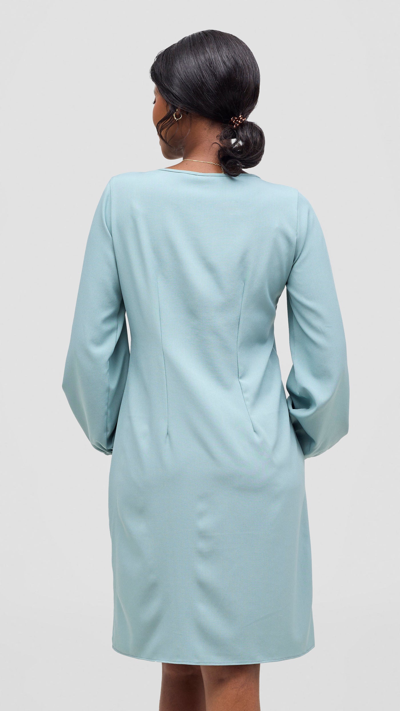 Vivo Laika Bishop Sleeve Shift Dress - Mint