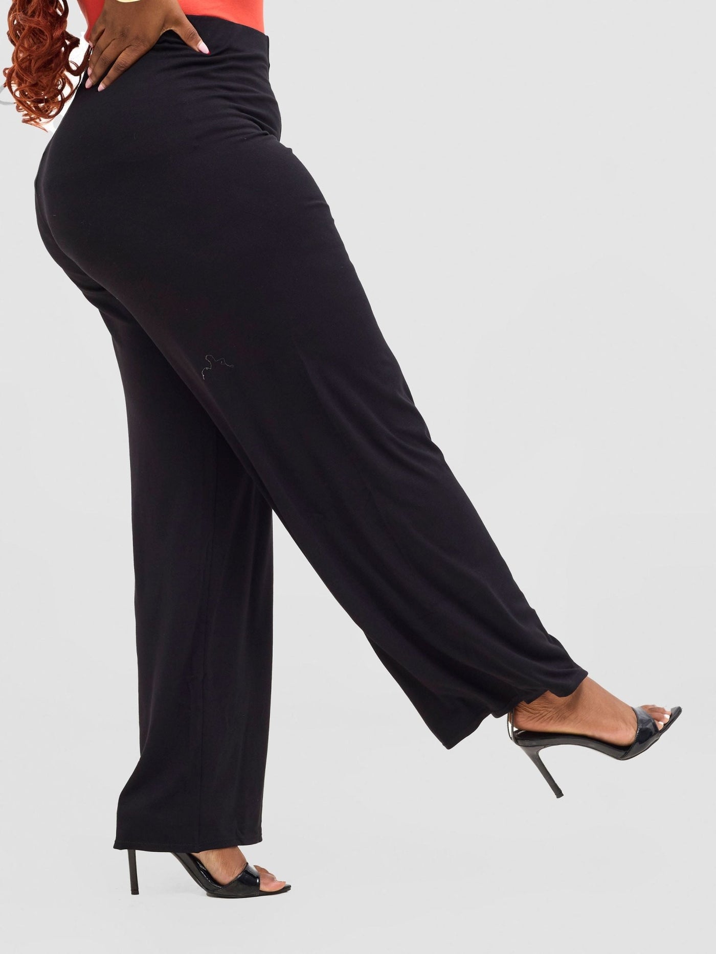 Vivo Basic Palazzo Pants - Black - Shopzetu