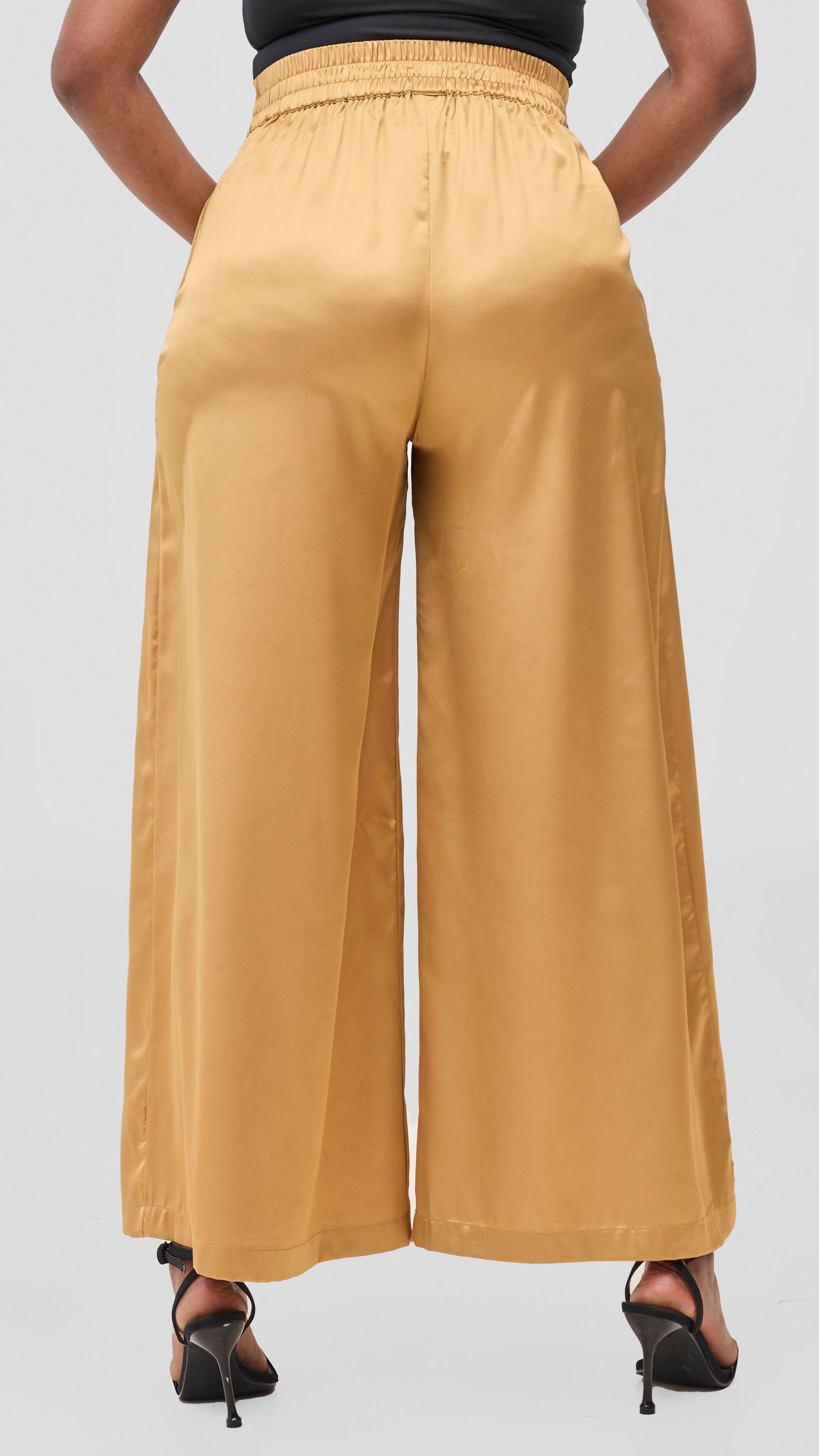 Vivo Chidii Wide Leg Pants - Gold