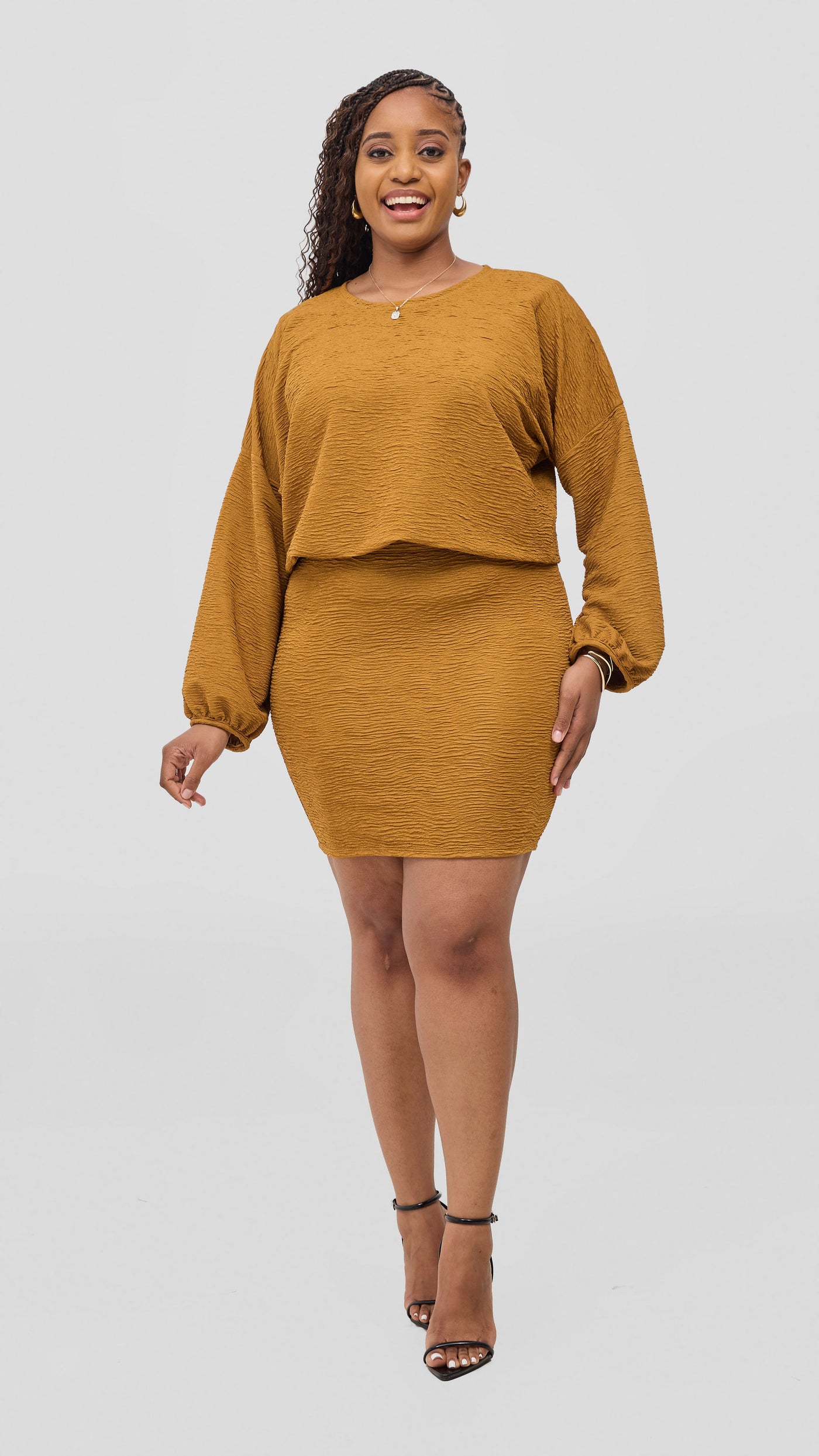 Vivo Alma Mini Skirt - Gold