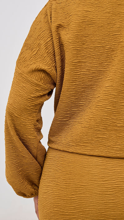 Vivo Alma Drawstring Top - Gold