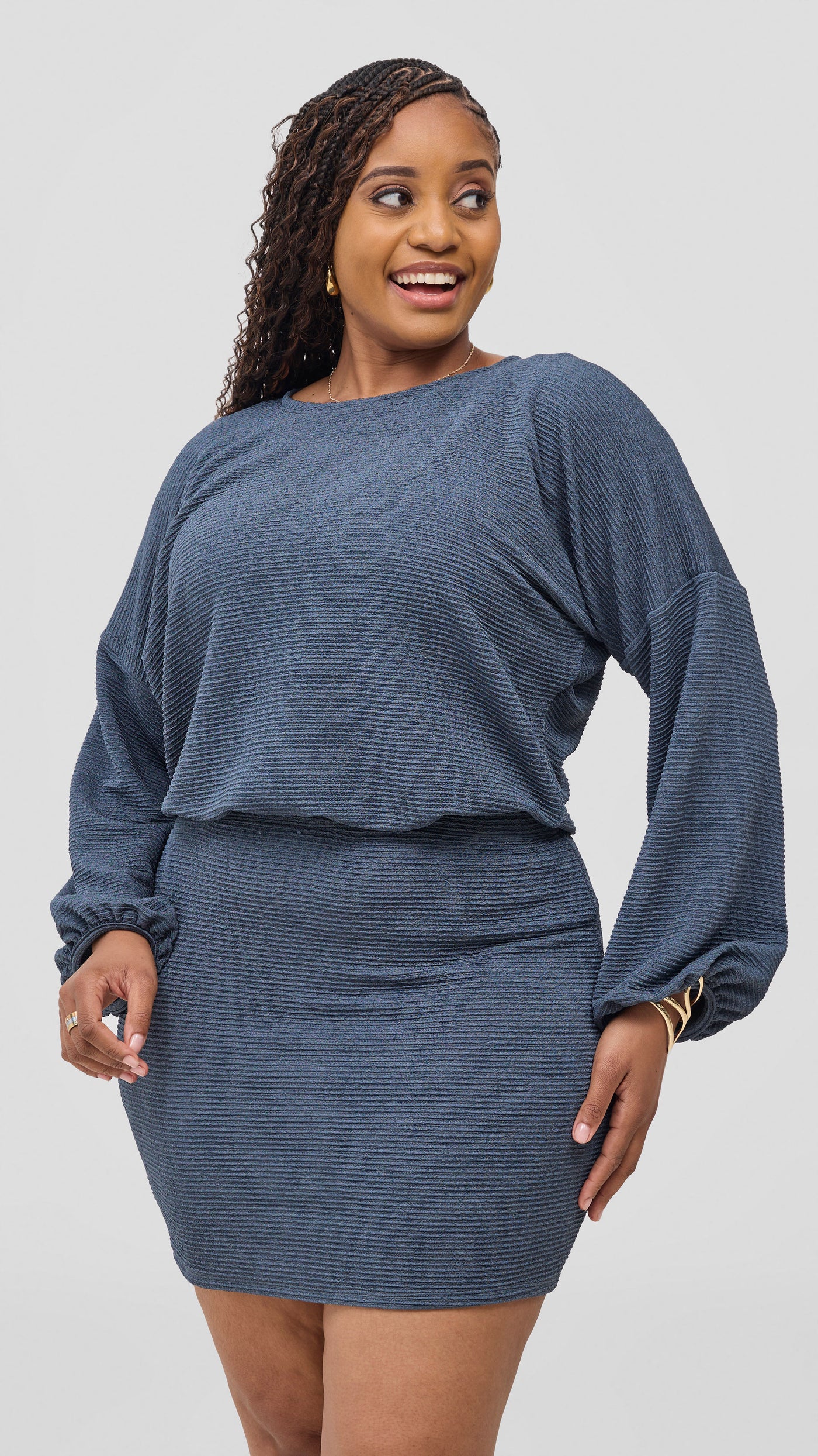 Vivo Alma Mini Skirt - Powder Blue