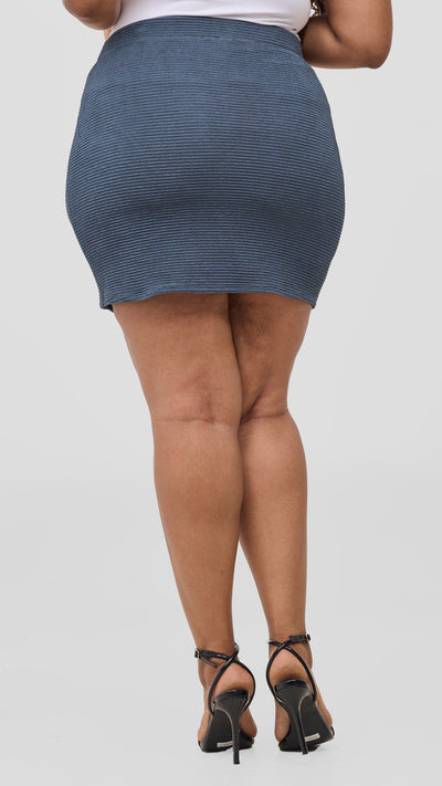 Vivo Alma Mini Skirt - Powder Blue