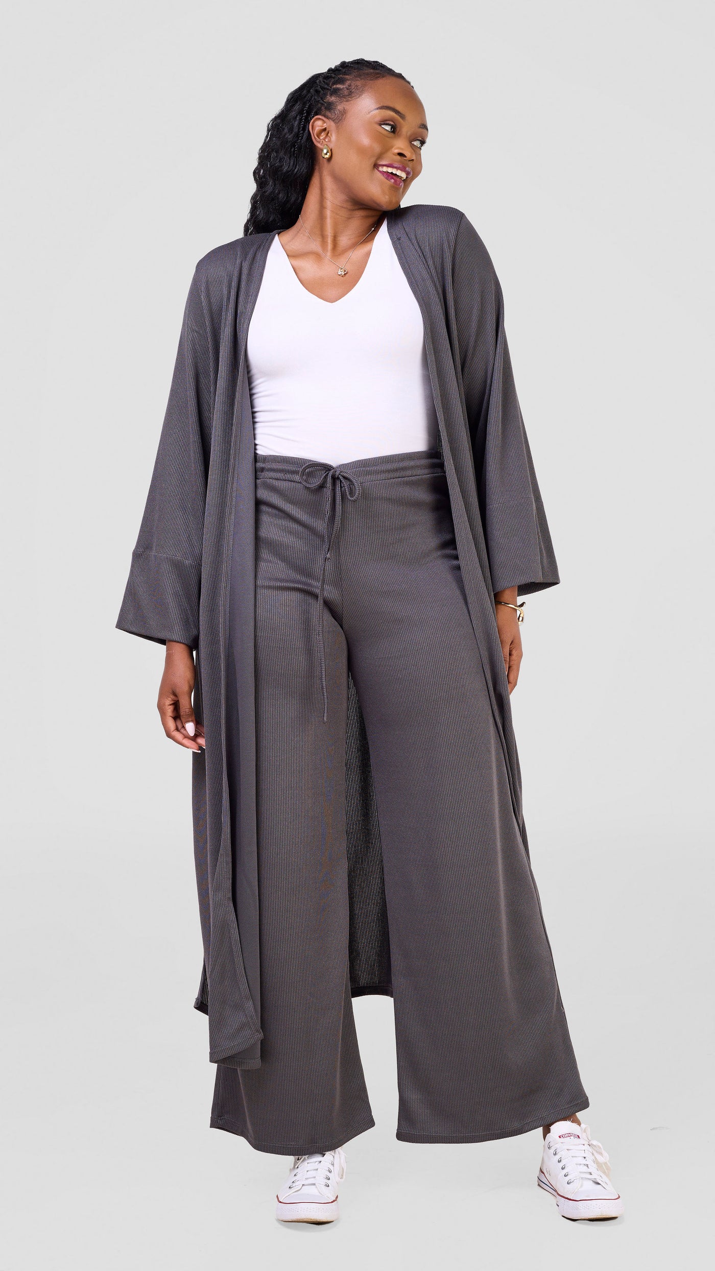 Vivo Ria Pants & Waterfall Set - Grey