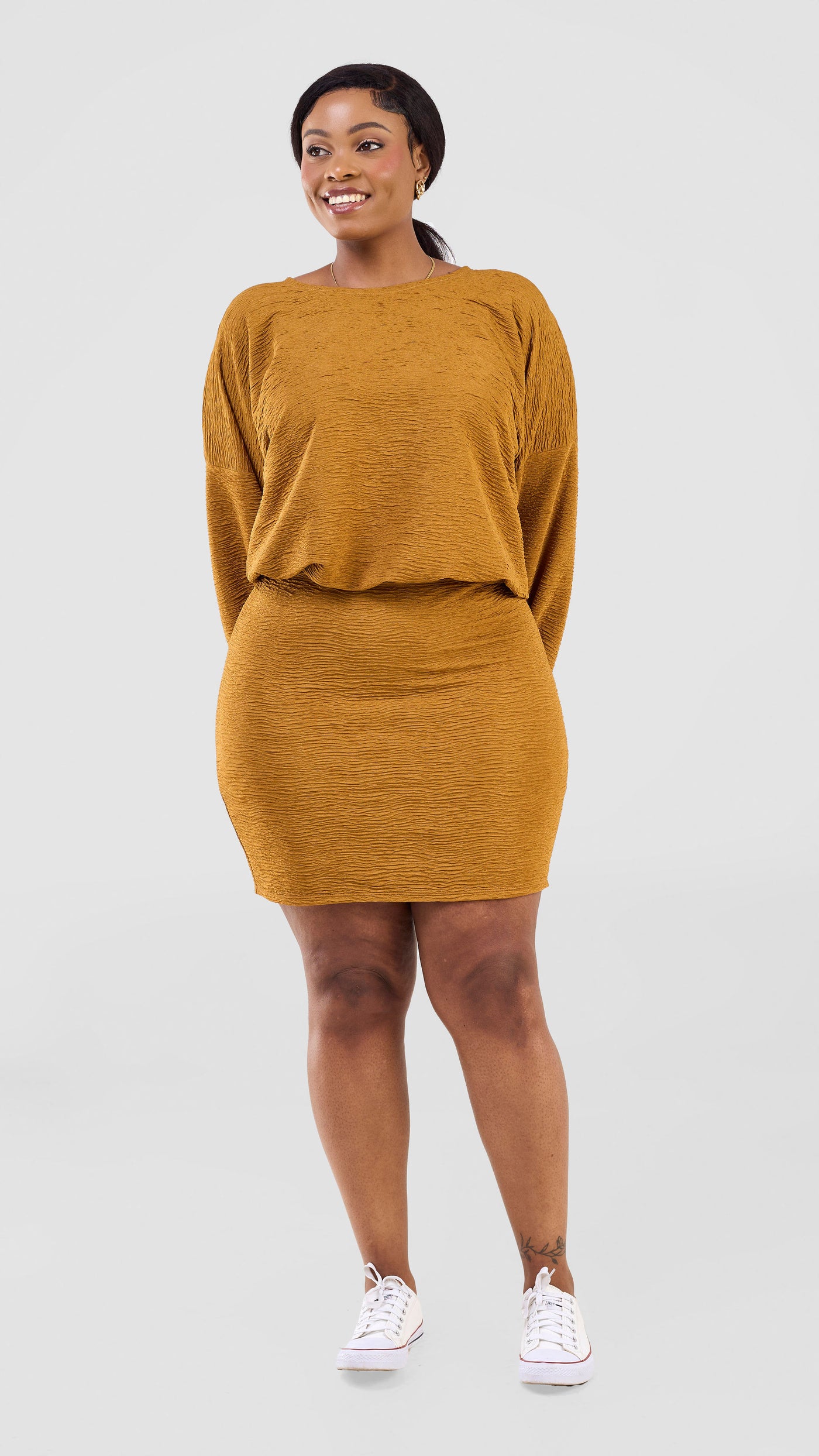 Vivo Alma Mini Skirt - Gold