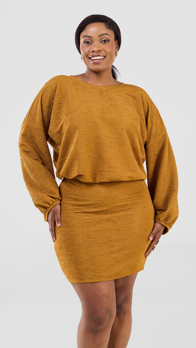 Vivo Alma Mini Skirt - Gold