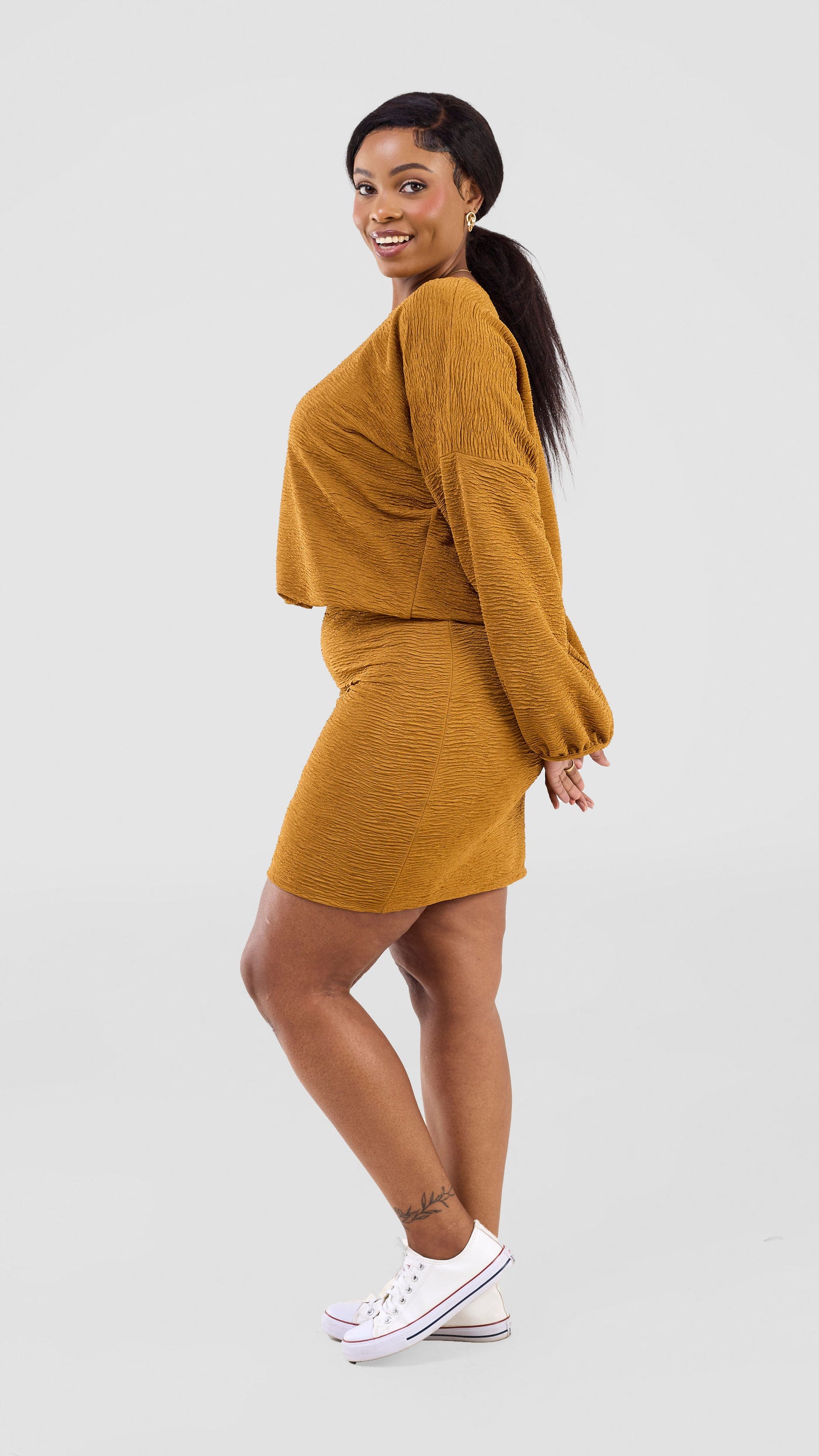 Vivo Alma Mini Skirt - Gold