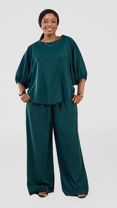 Vivo Seli Wide Top - Dark Green