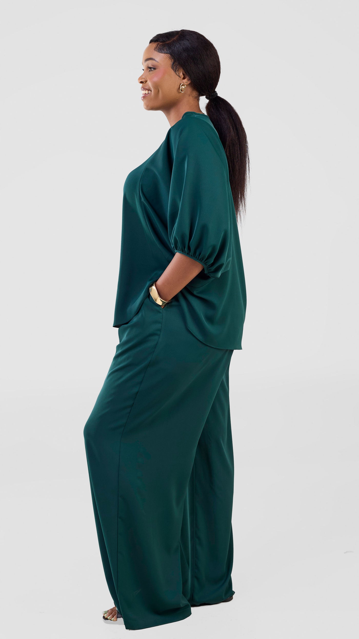Vivo Seli Wide Top - Dark Green