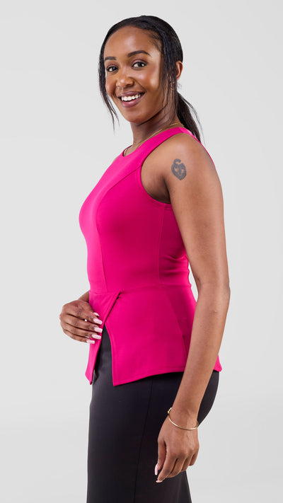 Vivo Lena Sleeveless Top - Pink