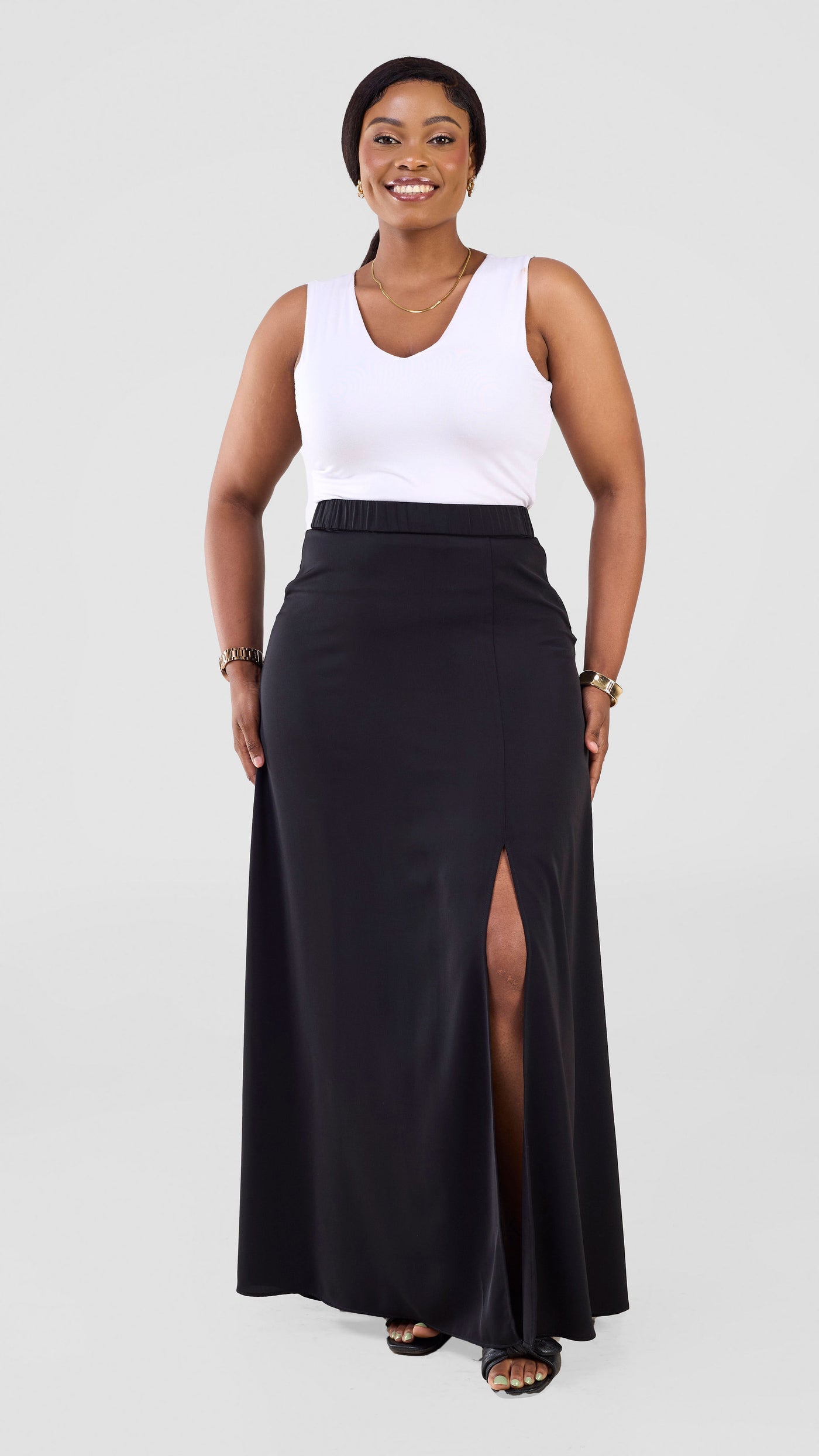 Vivo Kemi Maxi Skirt - Black