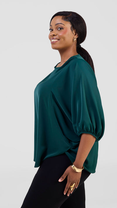 Vivo Seli Wide Top - Dark Green