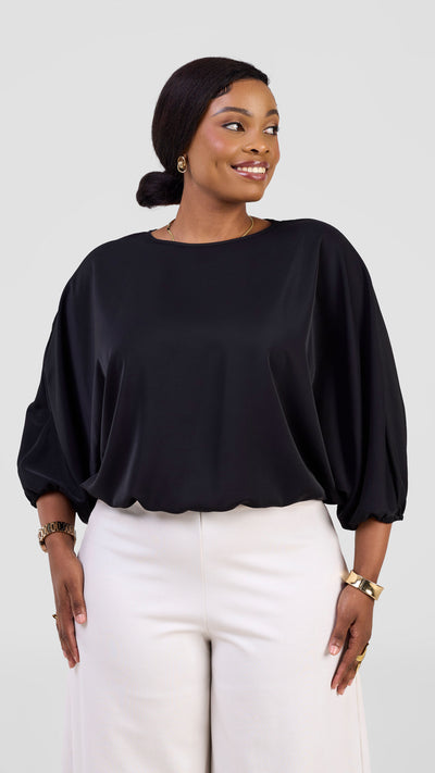 Vivo Kemi Dolman Top - Black