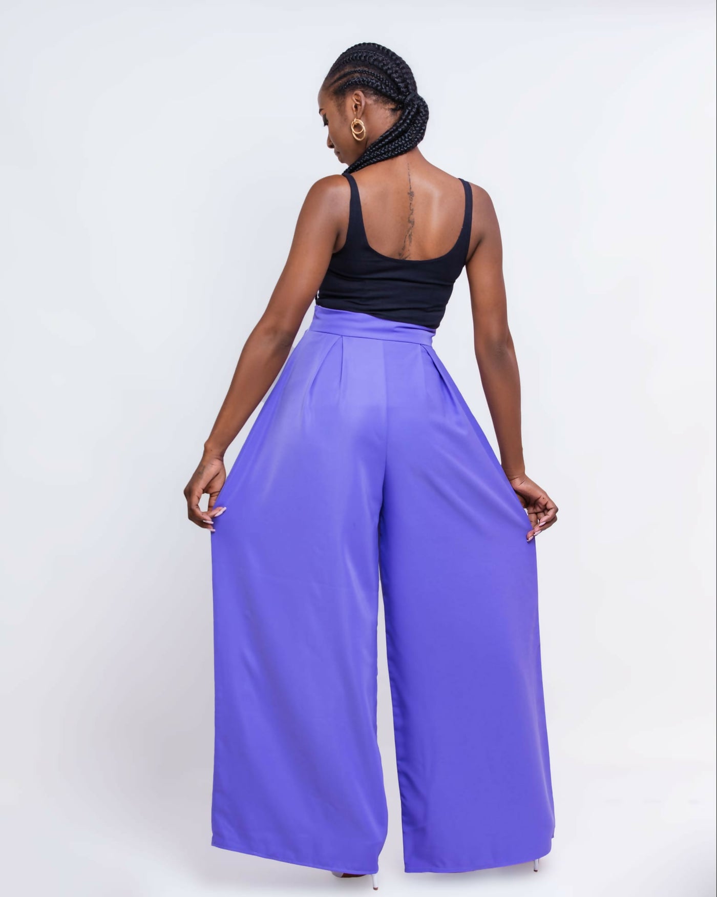 Da’Joy Fashions Nova Pants - Lavender - Shopzetu
