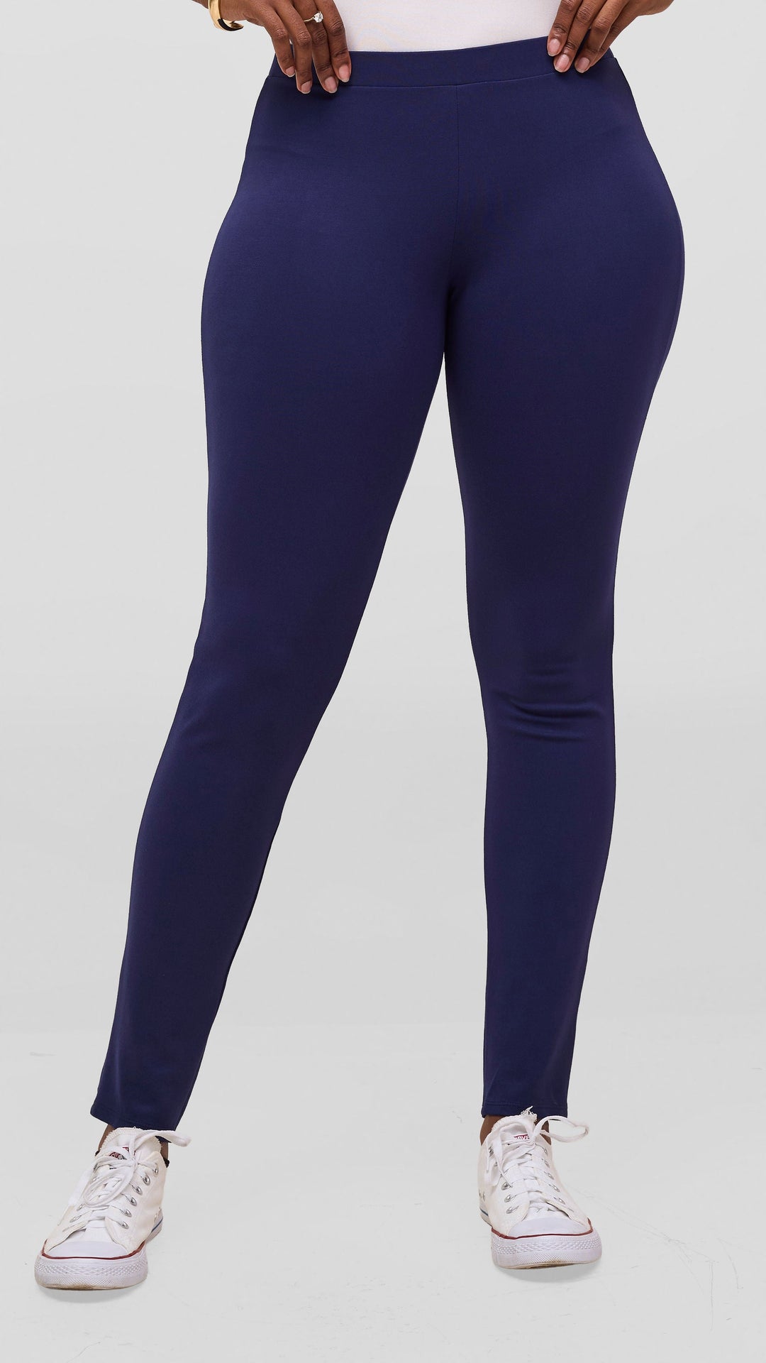 Vivo Basic Leisure Pants - Navy Blue