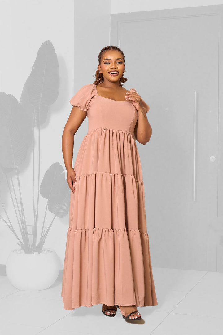Plainchic Serah Maxi Dress – Nude