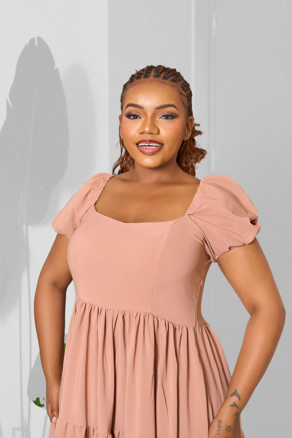 Plainchic Serah Maxi Dress – Nude
