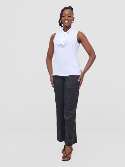 Vivo Niari straight leg Pants - Black - Shopzetu