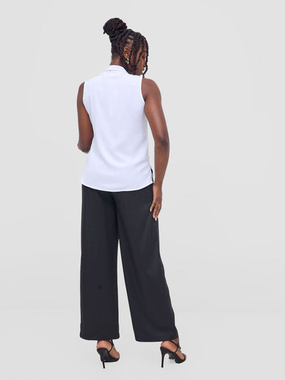 Vivo Niari straight leg Pants - Black - Shopzetu