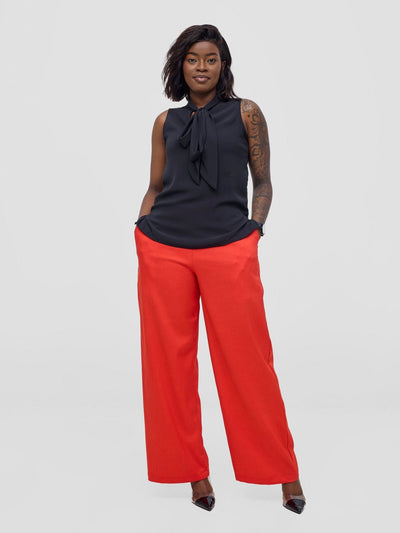 Vivo Niari Sleeveless Top - Black - Shopzetu