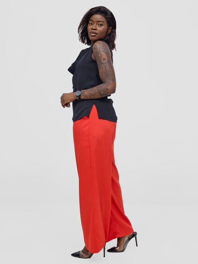 Vivo Niari Sleeveless Top - Black - Shopzetu