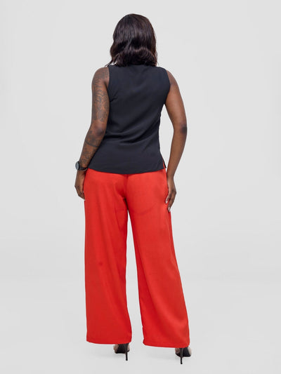 Vivo Niari Sleeveless Top - Black - Shopzetu