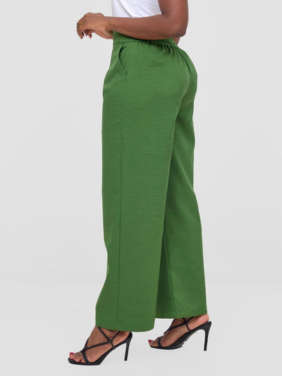 Vivo Niari straight leg Pants - Green - Shopzetu