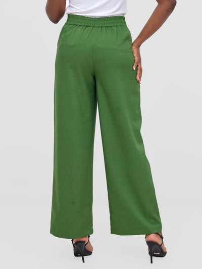 Vivo Niari straight leg Pants - Green - Shopzetu