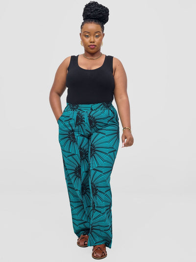 Vivo Kitenge Wide Leg Pants - Lashi - Shopzetu