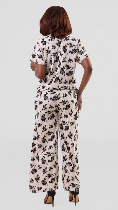 Timyt Urban Wear-The Urban print Pant & Top-Black Print