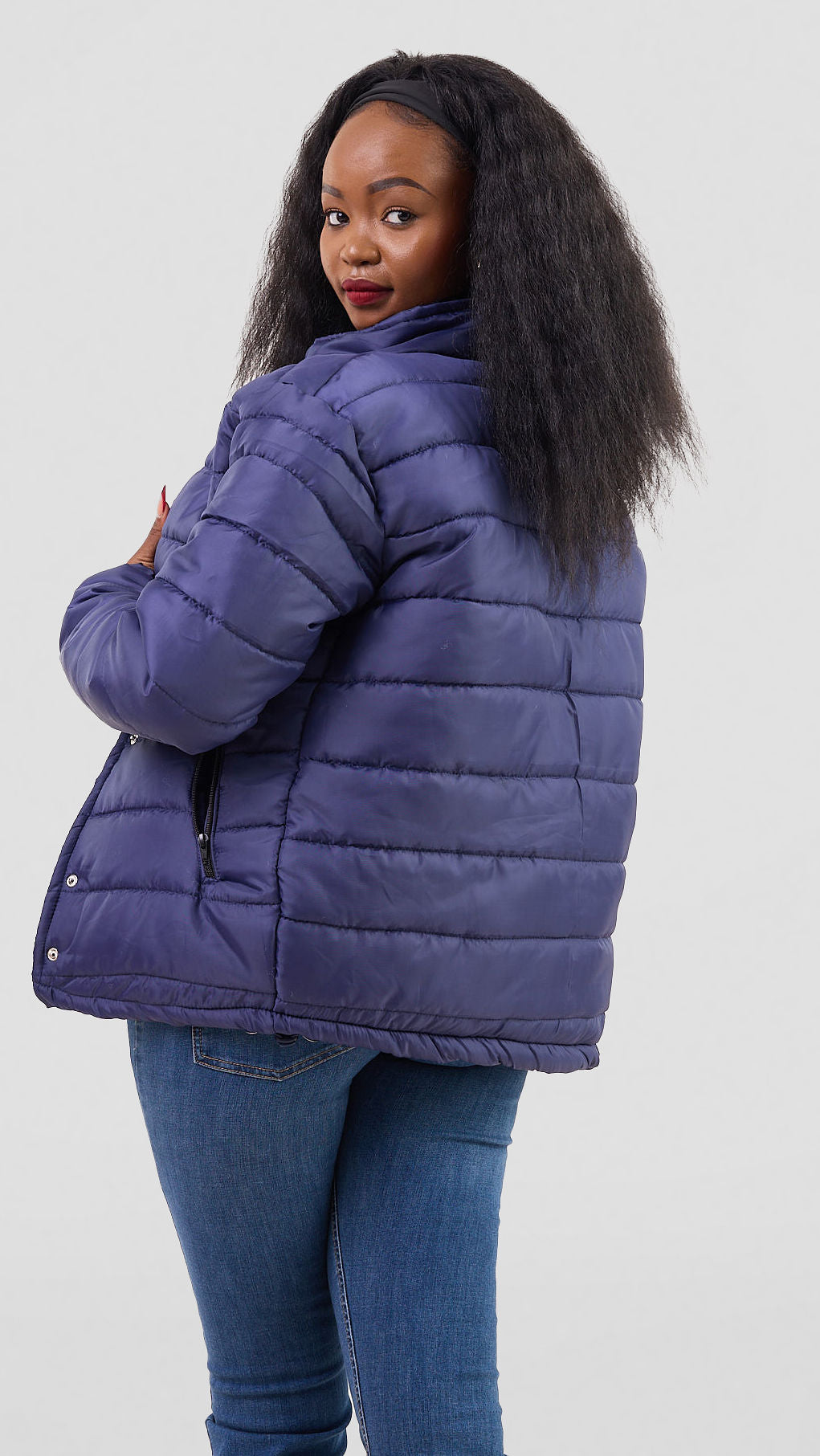 Timyt Urban Wear Glide Puff Jacket - Grey