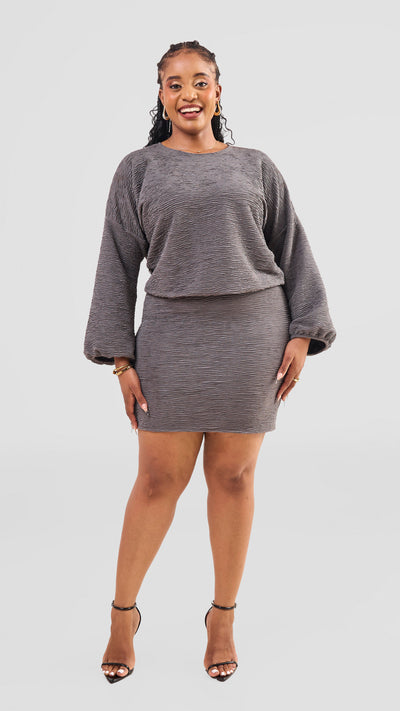 Vivo Alma Mini Skirt - Dark Grey