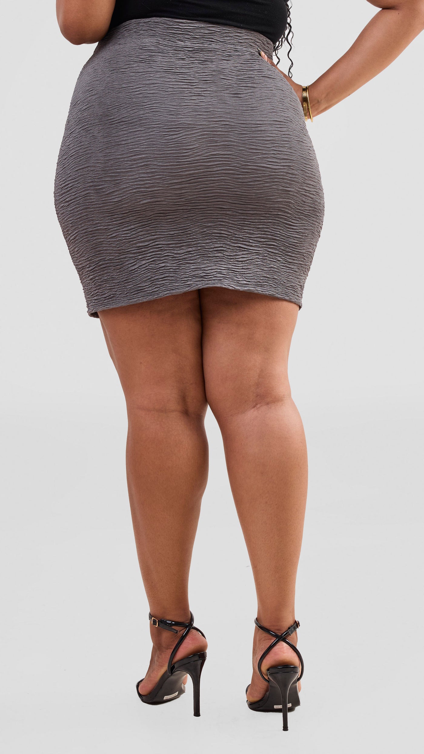 Vivo Alma Mini Skirt - Dark Grey