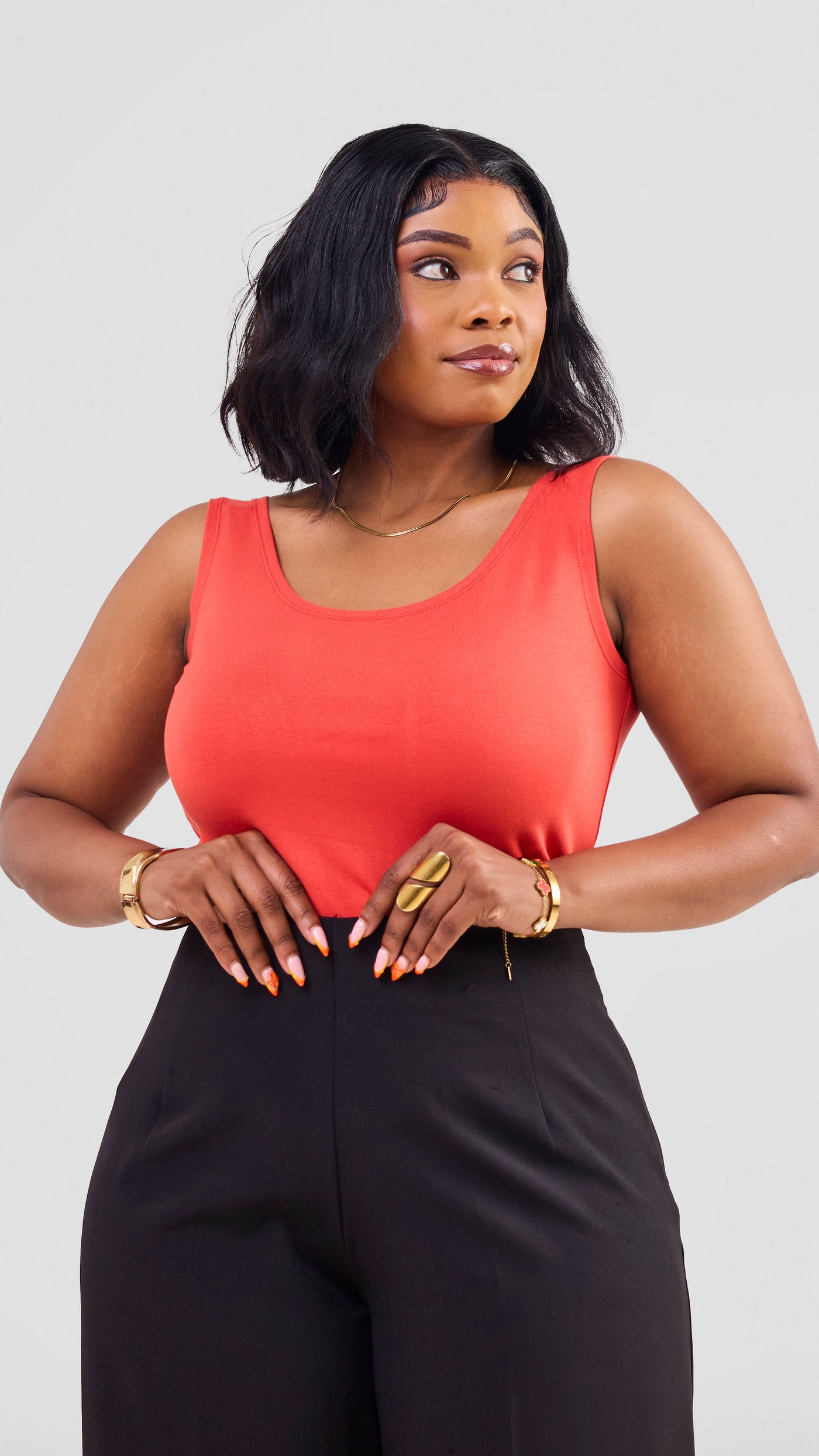 Vivo Basic Tank Top - Orange