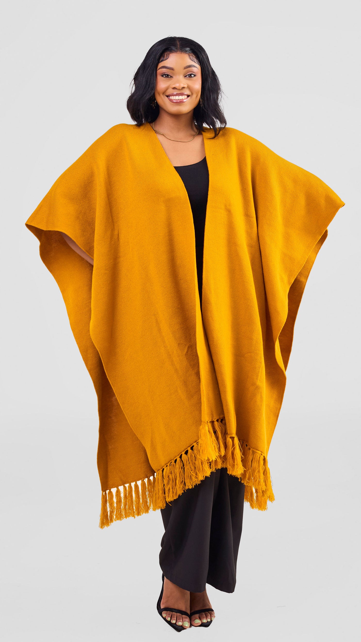 Vivo Poncho DL FS 1 - Mustard