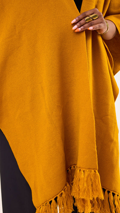 Vivo Poncho DL FS 1 - Mustard