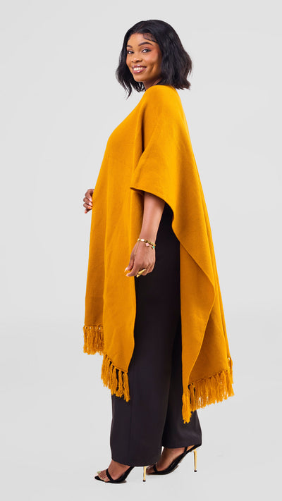 Vivo Poncho DL FS 1 - Mustard