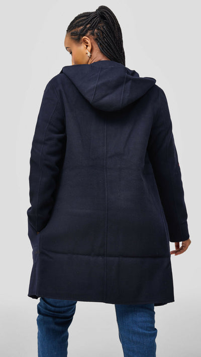 Tophad Closet Trench Coat - Navy Blue