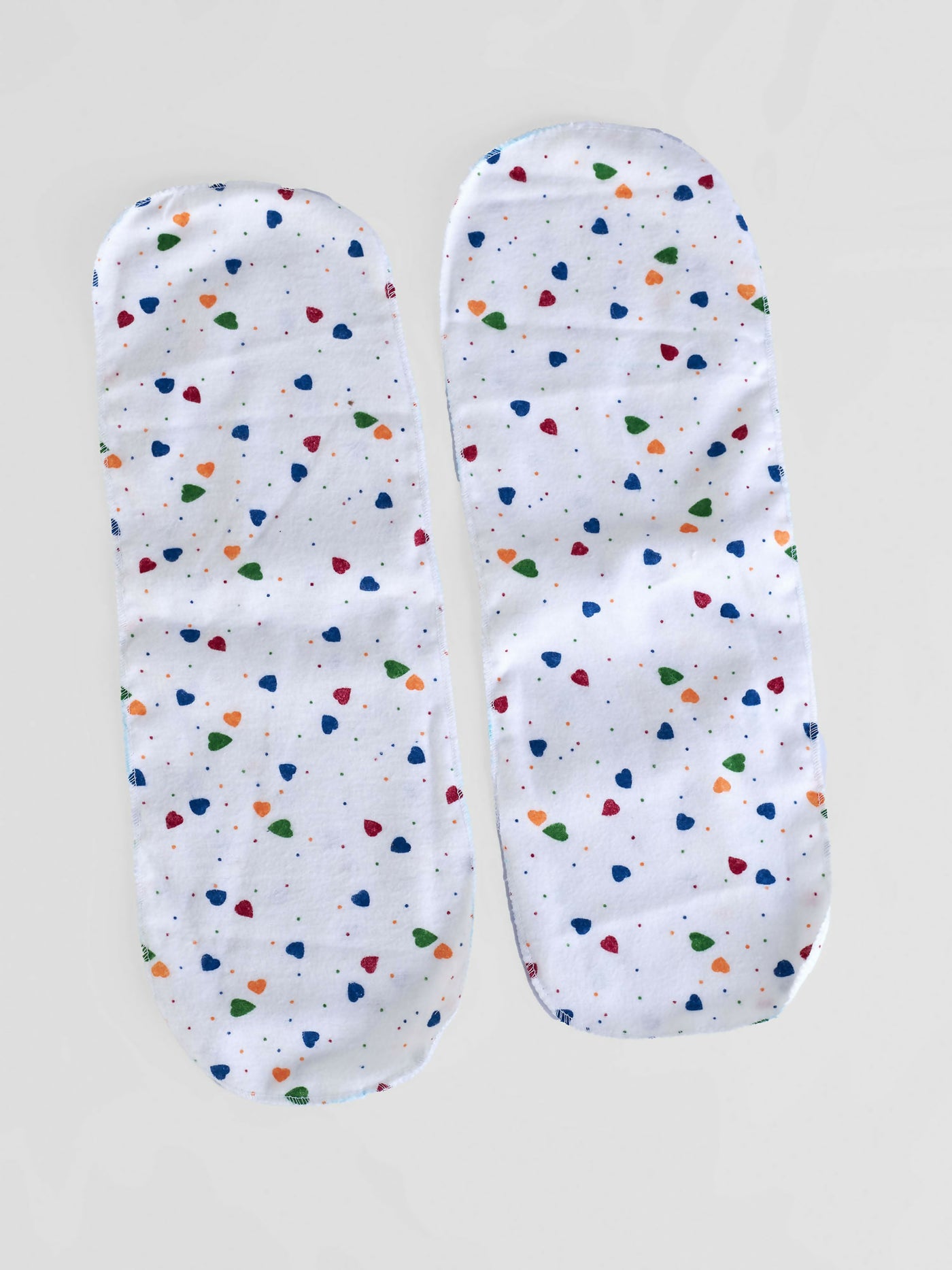 Baby Banda Burping Clothes - White Print - Shopzetu