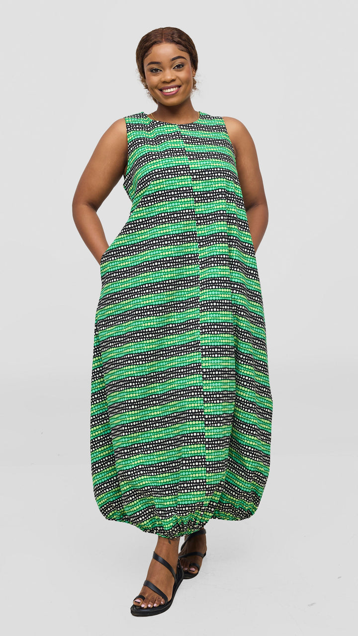 Safari by Vivo Naledi Bubble Midi Dress - Voni Print