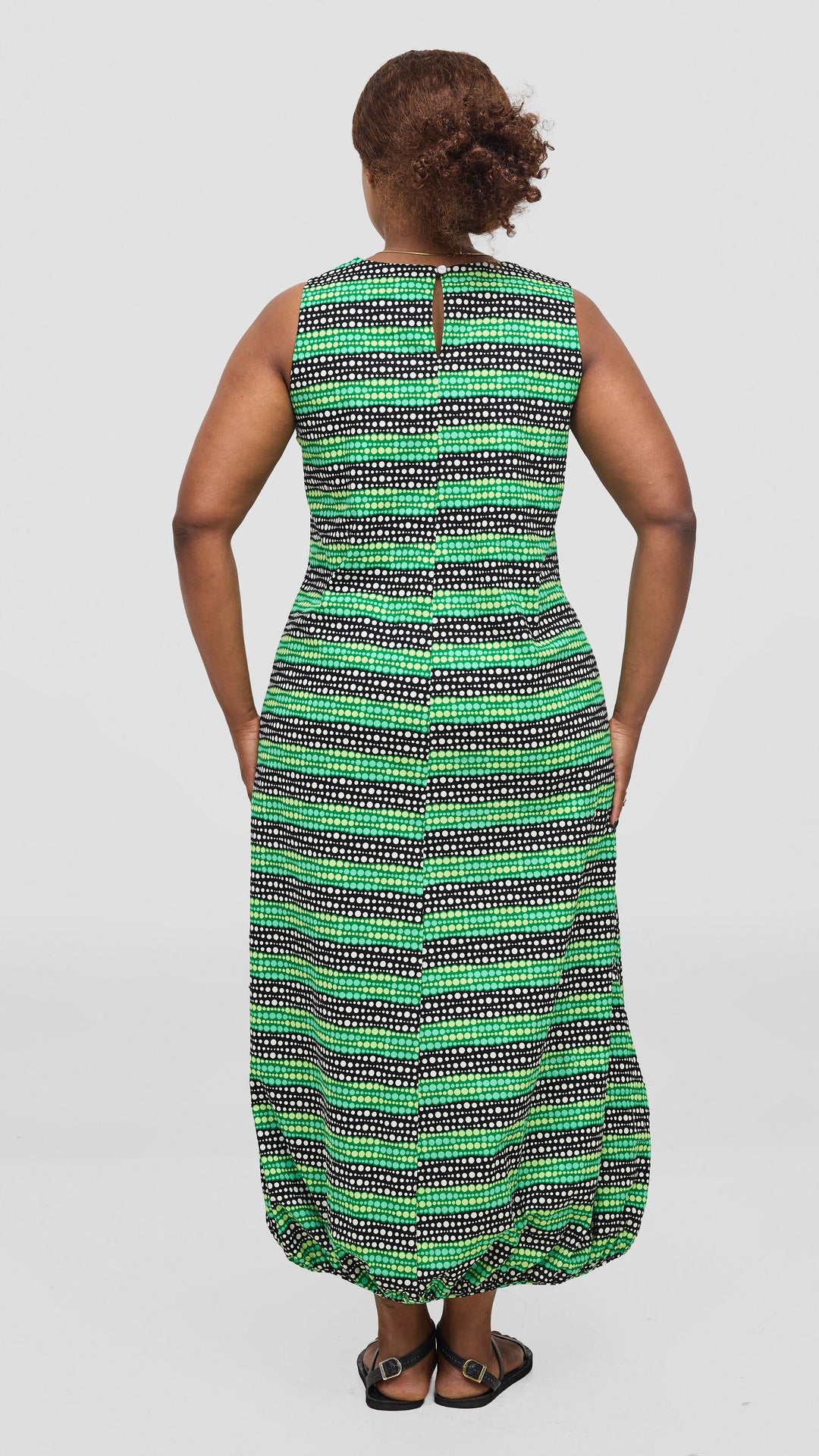 Safari by Vivo Naledi Bubble Midi Dress - Voni Print