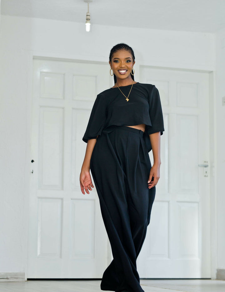 Zena Top - Black - Shopzetu