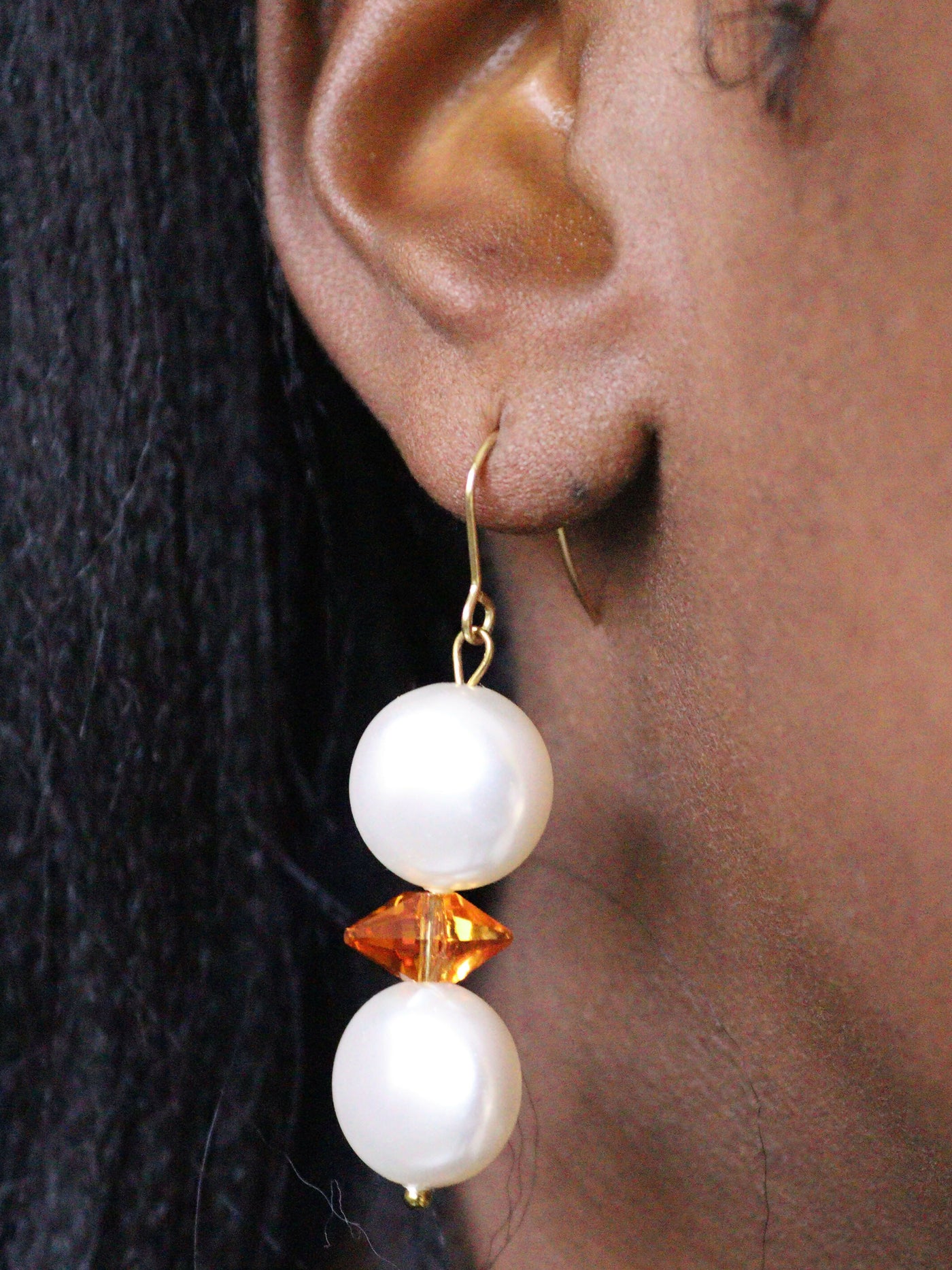 new in 18k gold plated tswana earrings for work, events, wedding or gifts