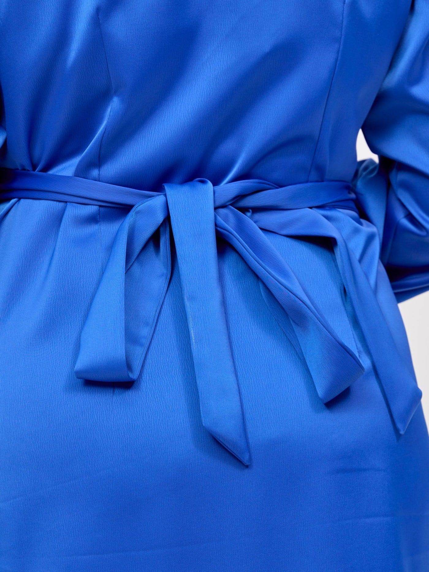 Vivo Merika Knee Length Wrap Dress - Royal Blue - Shopzetu