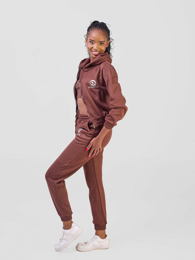 Dynique Clothing 3 Piece Pant Set - Brown - Shopzetu