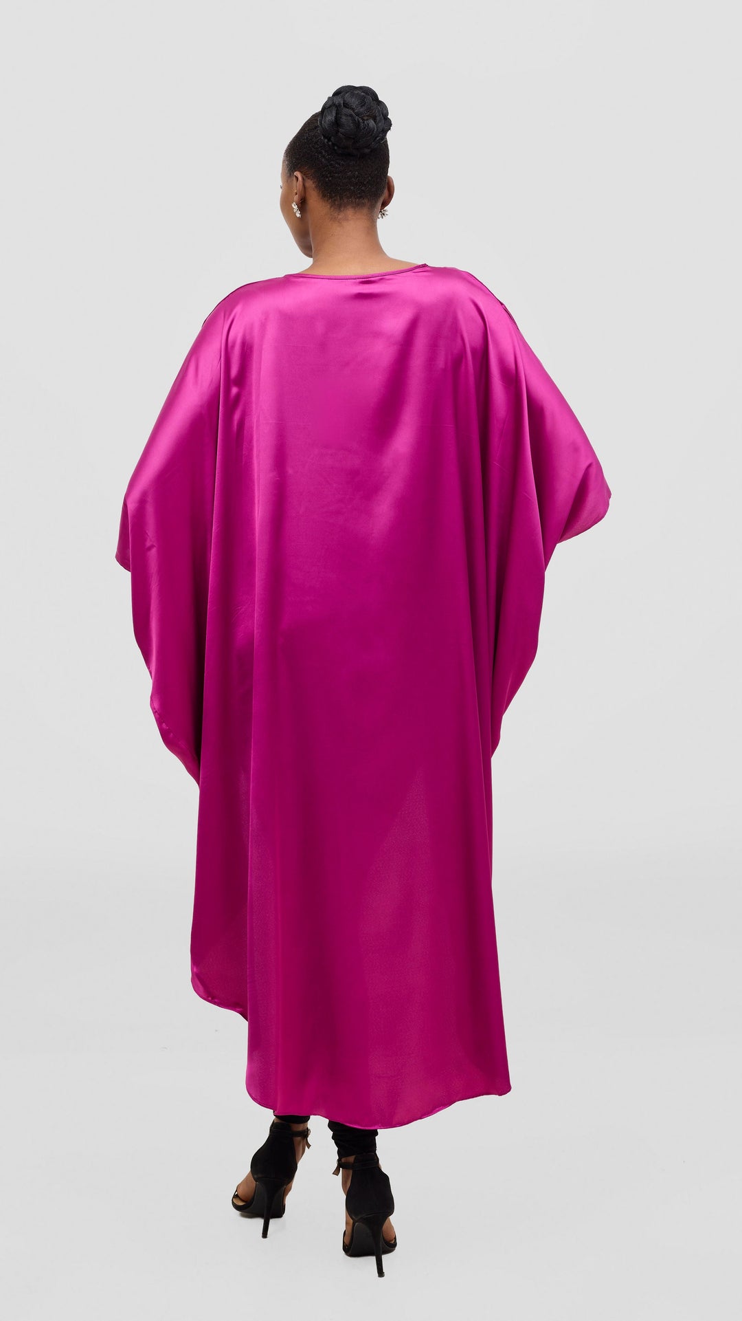 Vivo Hanabi Satin High Low Top - Fuschia
