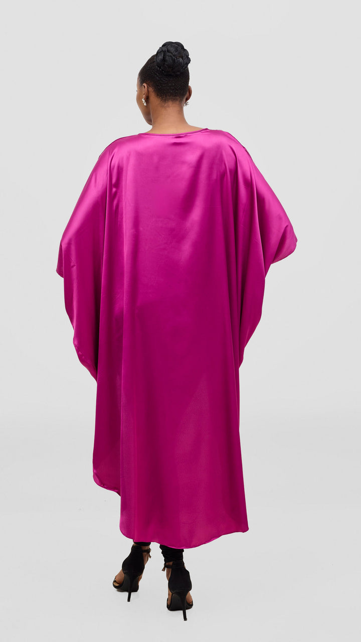 Vivo Hanabi Satin High Low Top - Fuschia